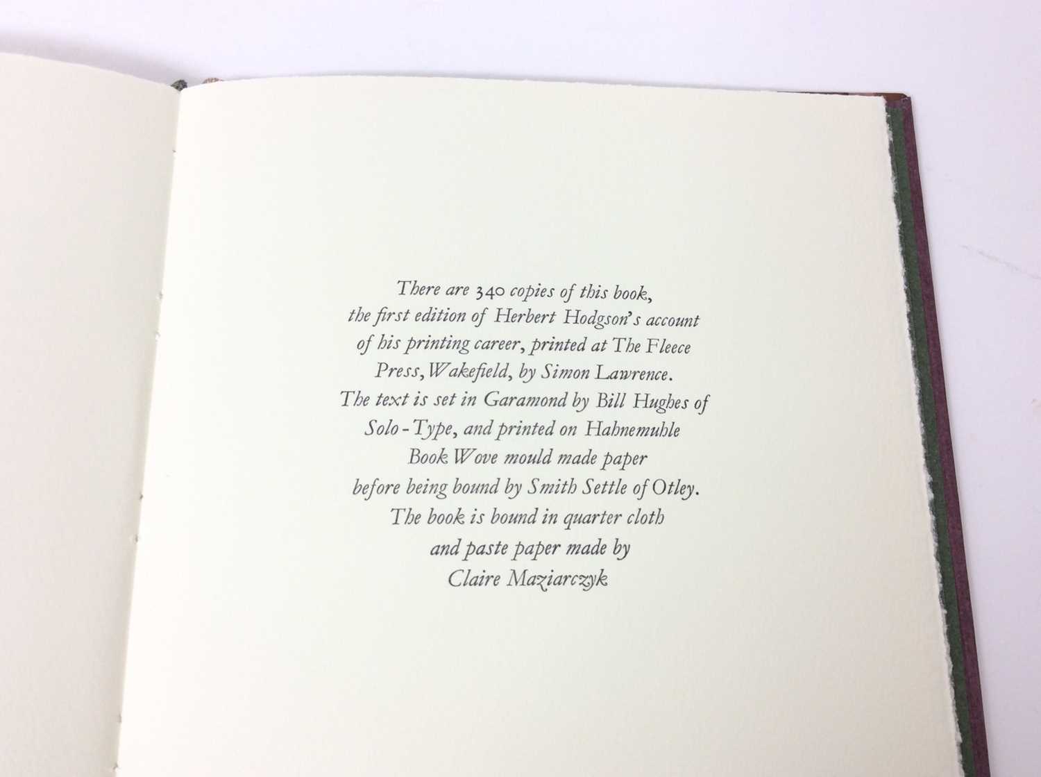 Margaret Lock - Poem about nothing, William of Poitiers, four other private press books - Image 22 of 22