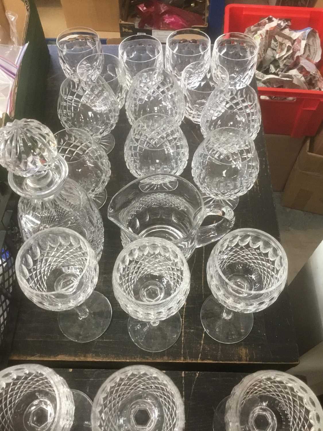 Extensive collection of Waterford Colleen pattern glassware - Image 4 of 4