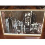 Andrew Wade (20th century) print in colours, York Minster, signed and numbered from an edition of 40