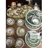 Royal Grafton Six place tea set, Czechoslovakian coffee set on tray and other ceramics