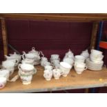 Royal Doulton Adrian tea ware, Royal Crown Derby "Derby Posies" tea ware and other tea ware