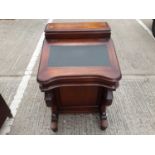 Victorian style mahogany Davenport