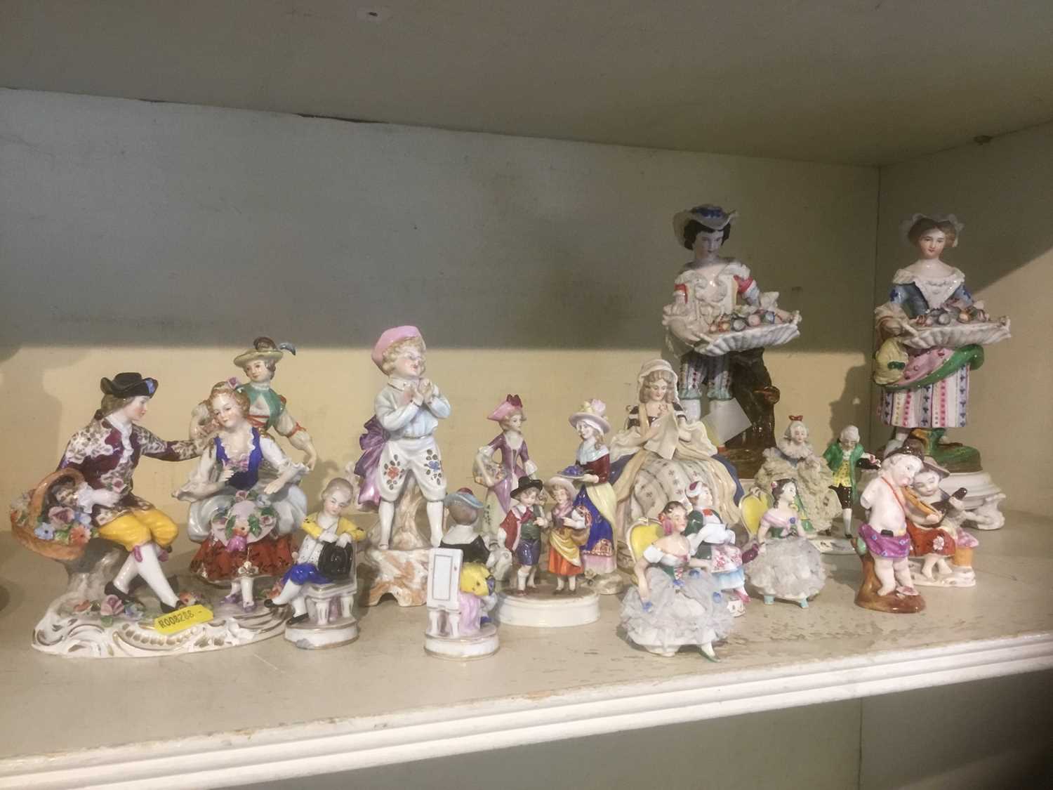 Collection of Continental porcelain figures