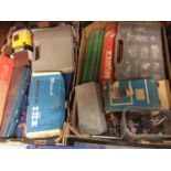 Quantity of tools, tool box, clamps and accessories
