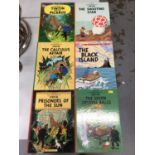 Six Tintin annuals