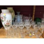 Collection of glassware