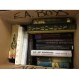 Seven boxes of assorted books to include some folio society, art and other reference books