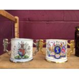 Royal commemorative and Toby jugs