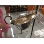 George V Silver sauce boat (London 1917), maker Mappin & Webb