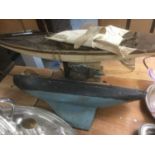 Two Vintage pond yachts in need of restoration (2)