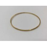 Gold (stamped 585) bangle