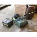 Hayter Harrier 2 Lawn Mower with Briggs & Stratton Quantum XTE 55 Engine, engine and mower working a