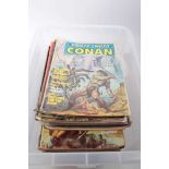 Collection of The Savage Sword of Conan The Barbarian comics (1970s -1980s), approximately 86 togeth