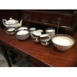 Collection of late 18th / early 19th century Worcester porcelain teawares