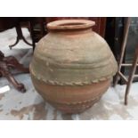 Terracotta garden pot, 62cm high
