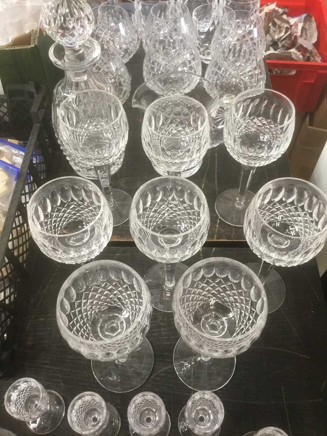 Extensive collection of Waterford Colleen pattern glassware - Image 3 of 4