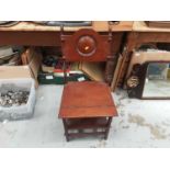 Victorian mahogany library steps