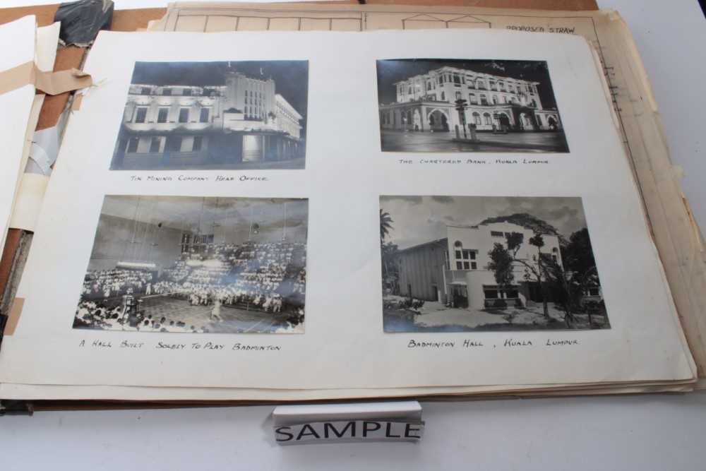 Portfolio containing handdrawn plans for TVSE Television Center and Mile End Leisure Center, various - Image 2 of 6