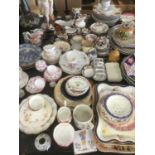 Large collection of decorative ceramics, 19th and later