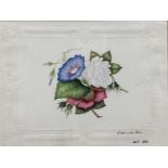 19th century botanical watercolour, dated 1866,