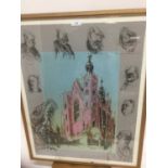 Feliks Topolski (1907-1989) signed limited edition lithograph - Lord Hailsham, 101/275, 67cm x 51cm,