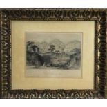 After Thomas Allom (1804-1872) set of six black and white engravings - Canton and other Oriental sub