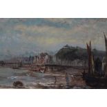 Pair of 19th century English School oils on board - Coastal Landscpaes, indistinctly signed and date