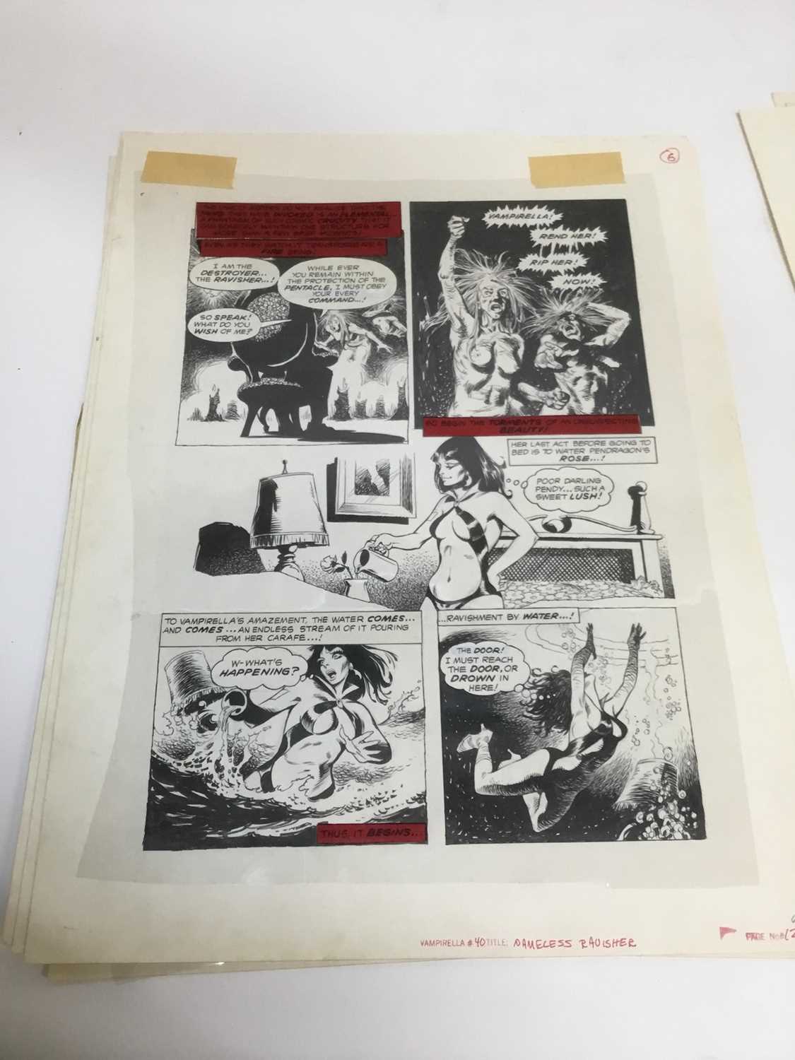 Comic Book interest: Attributed to Jose Ortiz (1932-2013) series of twelve original illustrations fo - Image 9 of 16