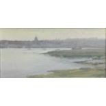 John Osborne - oil on board - Maldon, Essex,