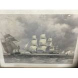 19th century aquatint after T. G. Dutton - The Marlborough East Indiaman, 1450 Tons, 36.5cm x 50cm,