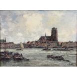 H. V. Gessel (1882-1947) oil on canvas - Dordrecht, signed