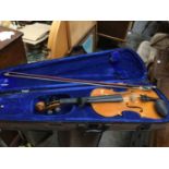 Stentor Student II violin and bow in case
