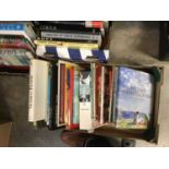 Four boxes of assorted art reference books