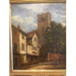 William Edward Plumsday (19th / 20th century) oil on board 'Westlegate'