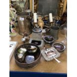 Mixed lot of silver plated items and sundries