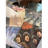 Collection of LPs, CDs and magazines relating to The Beetles, various other records, Elton John, Rol