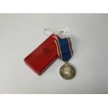 1937 Coronation medal in original box