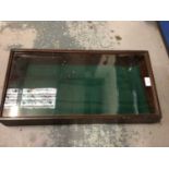 Table top glazed display cabinet