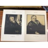 Two Nicholson prints of Augusta Rodin and Choate (2)