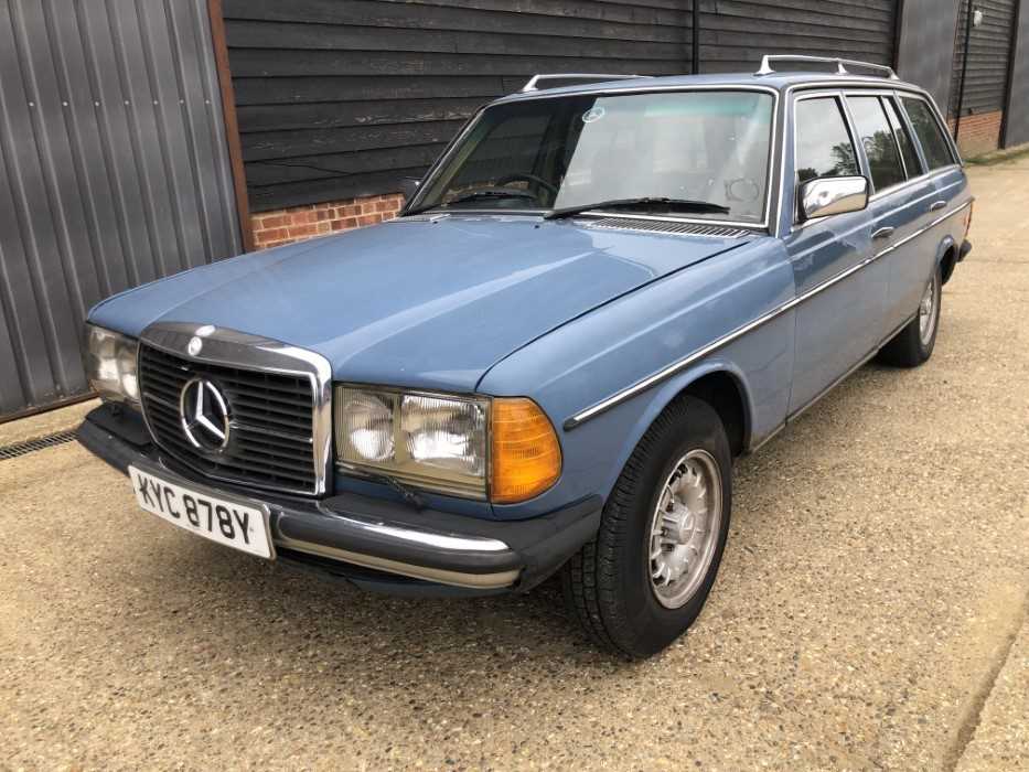 1983 Mercedes - Benz W123 / S123 300TD Estate, Automatic, Reg. No. KYC 878Y, finished in blue with t