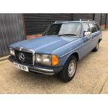 1983 Mercedes - Benz W123 / S123 300TD Estate, Automatic, Reg. No. KYC 878Y, finished in blue with t