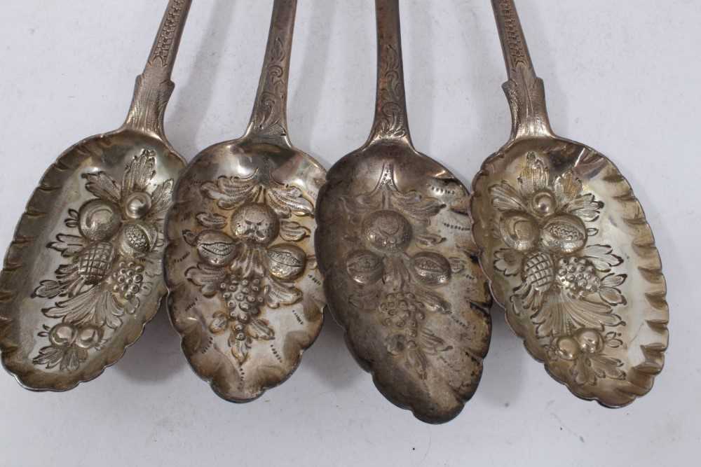 Two pairs Berry spoons - Image 2 of 4