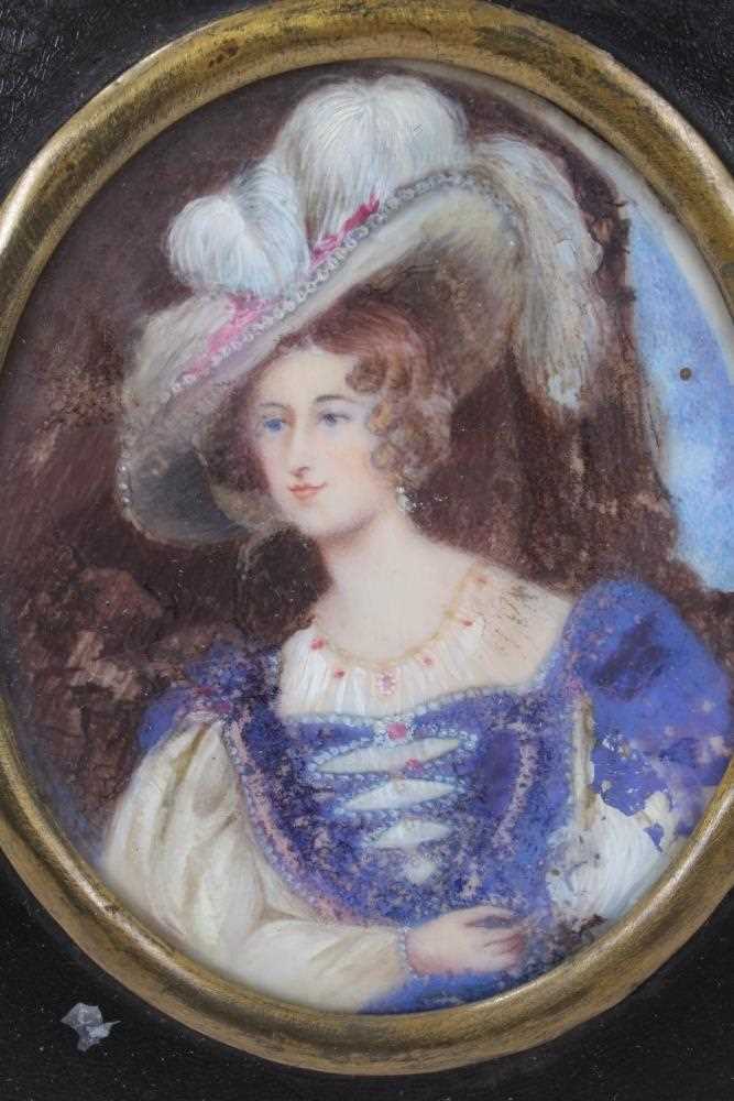 Early 19th century portrait miniature on ivory depicting Nelson - Image 3 of 4