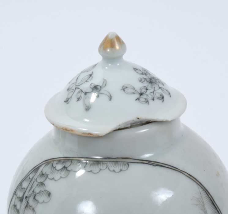 Chinese grisaille porcelain - Image 6 of 7