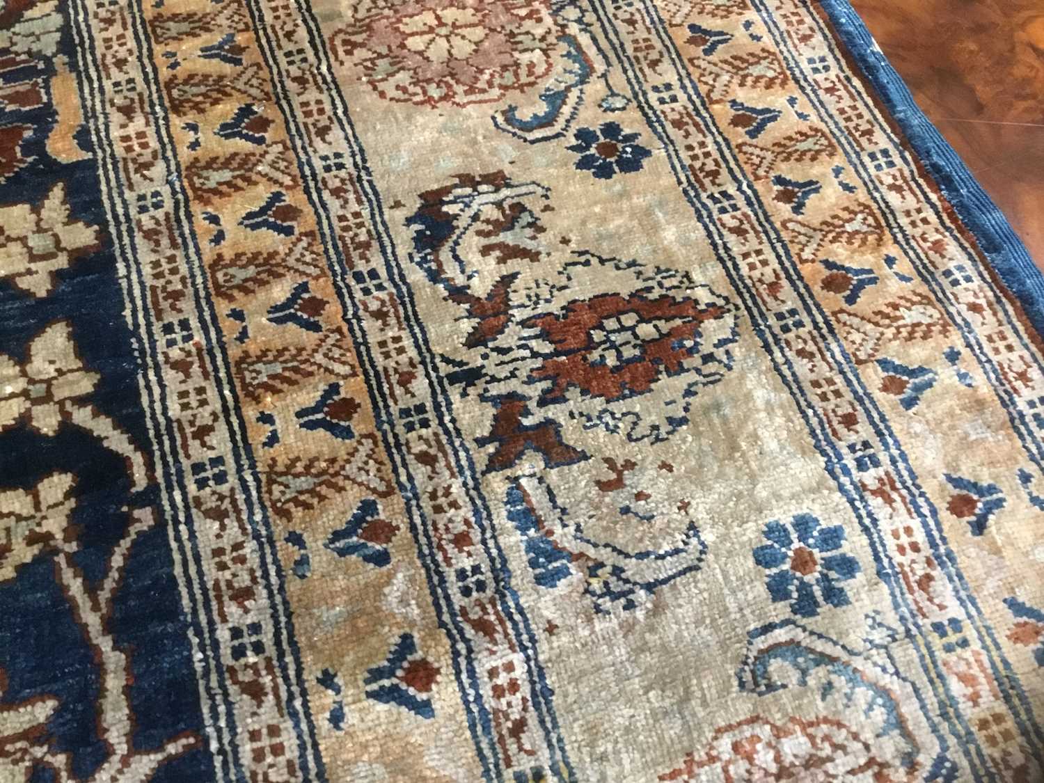 Fine 1920s Persian Heriz silk prayer rug, West Persia, 172cm x 129cm - Image 13 of 28