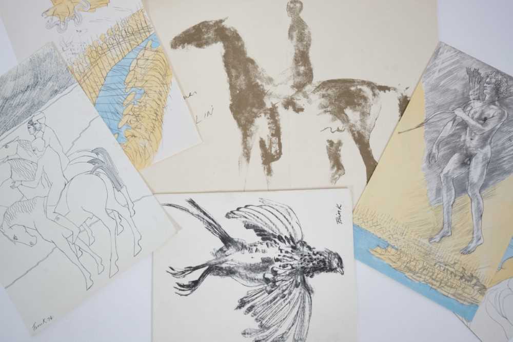 Of Dame Elisabeth Frink interest: Correspondence and ephemera - Image 2 of 4