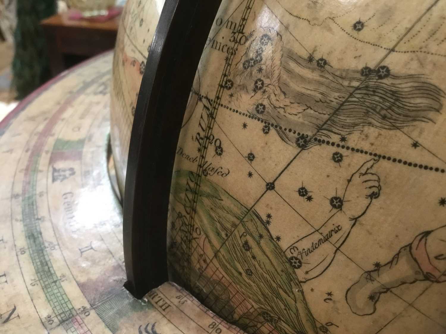Fine 18th century English 12 inch Celestial table globe - Image 12 of 18