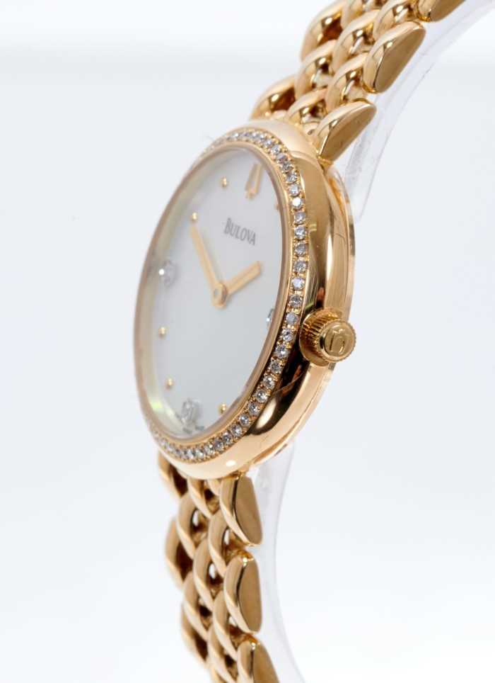 Ladies 18ct gold Bulova wristwatch - Image 2 of 6