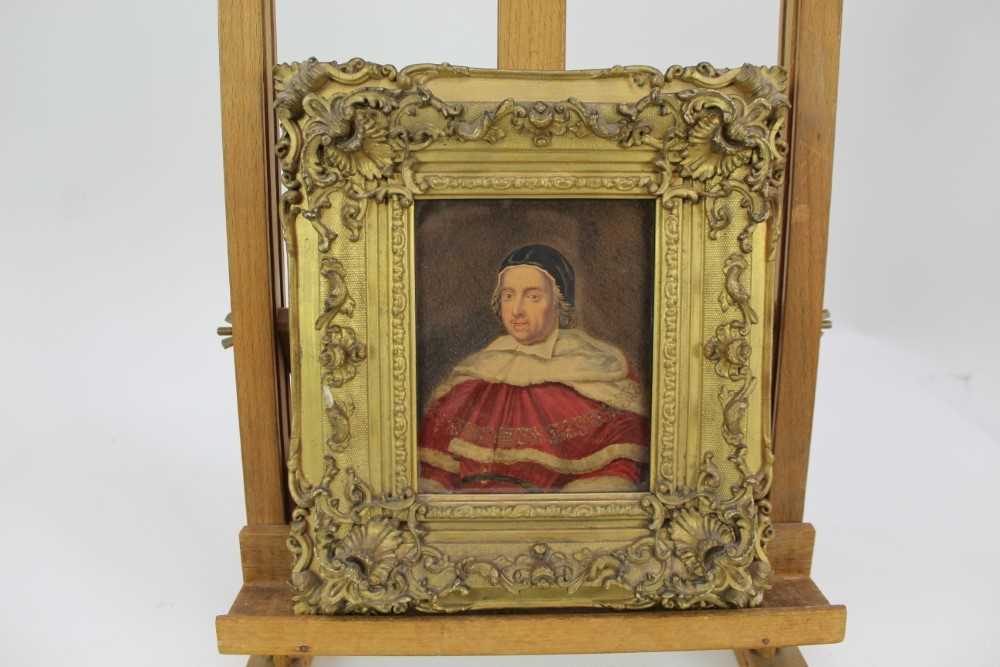Set of four 19th century watercolours after old masters, in gilt frames - Image 3 of 16