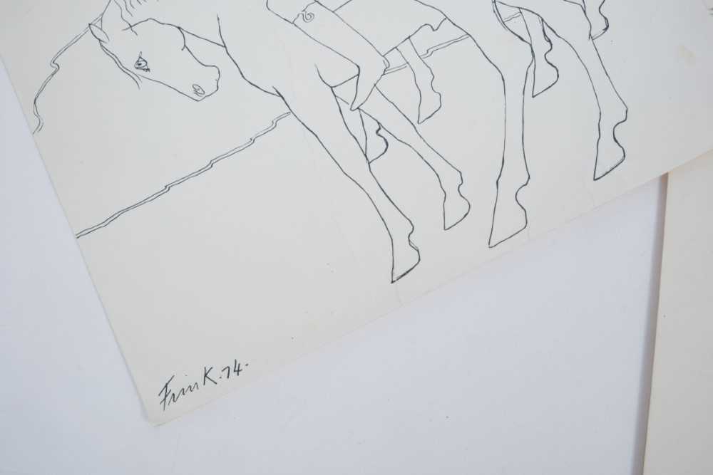 Of Dame Elisabeth Frink interest: Correspondence and ephemera - Image 4 of 4